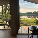 Mazury - Nowoczesna Stodola 15 M Od Jeziora,prywatna Plaza ,wifi