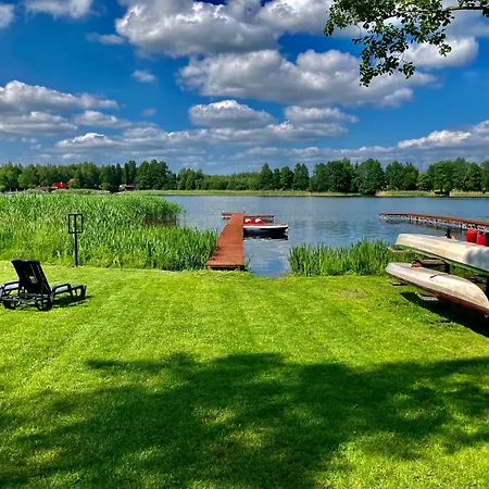 Сasa de vacaciones Mazury - Nowoczesna Stodola 15 M Od Jeziora,prywatna Plaza ,wifi *